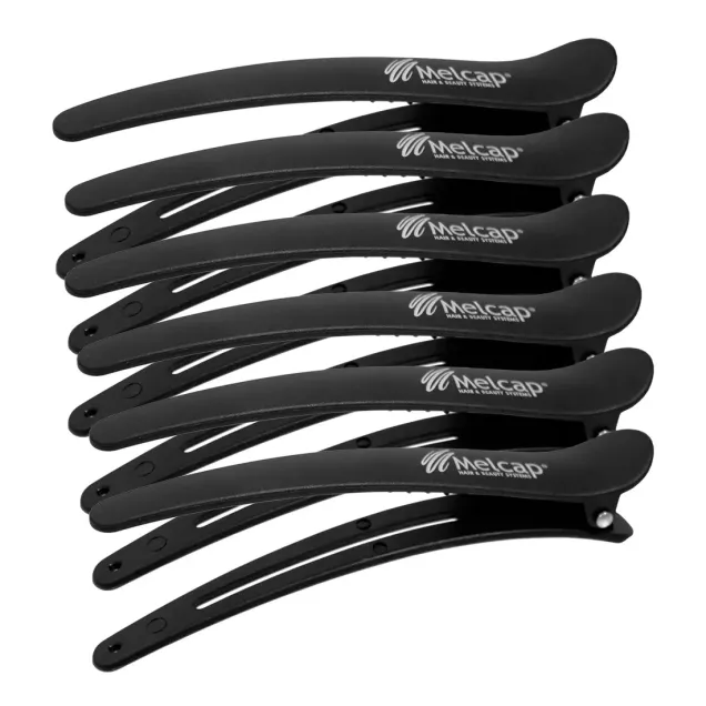 Pinze Capelli a Clip in Carbonio Alta Tenuta – 6 Pezzi
