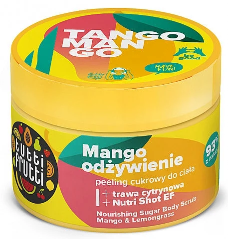 Peeling corpo allo zucchero "Mango e citronella"
