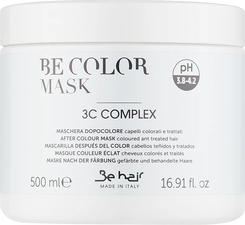 Maschera dopocolore per capelli colorati e trattati