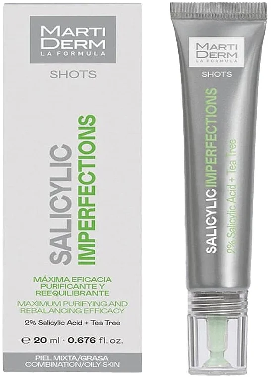 Crema-gel viso con acido salicilico 2% ed estratto di tea tree