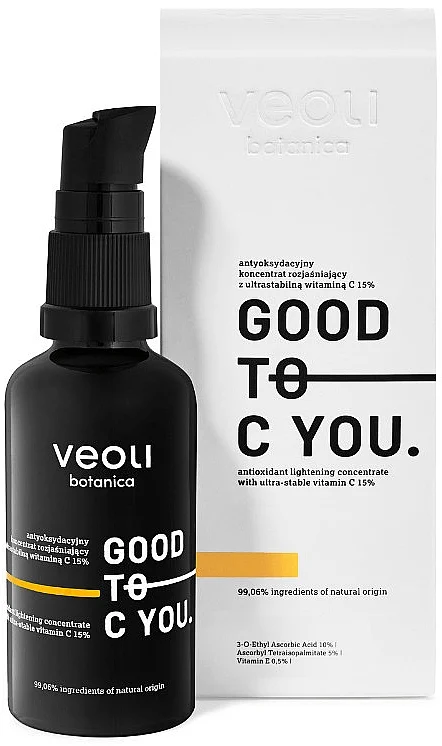 Concentrato schiarente antiossidante con vitamina C ultra stabile 15%