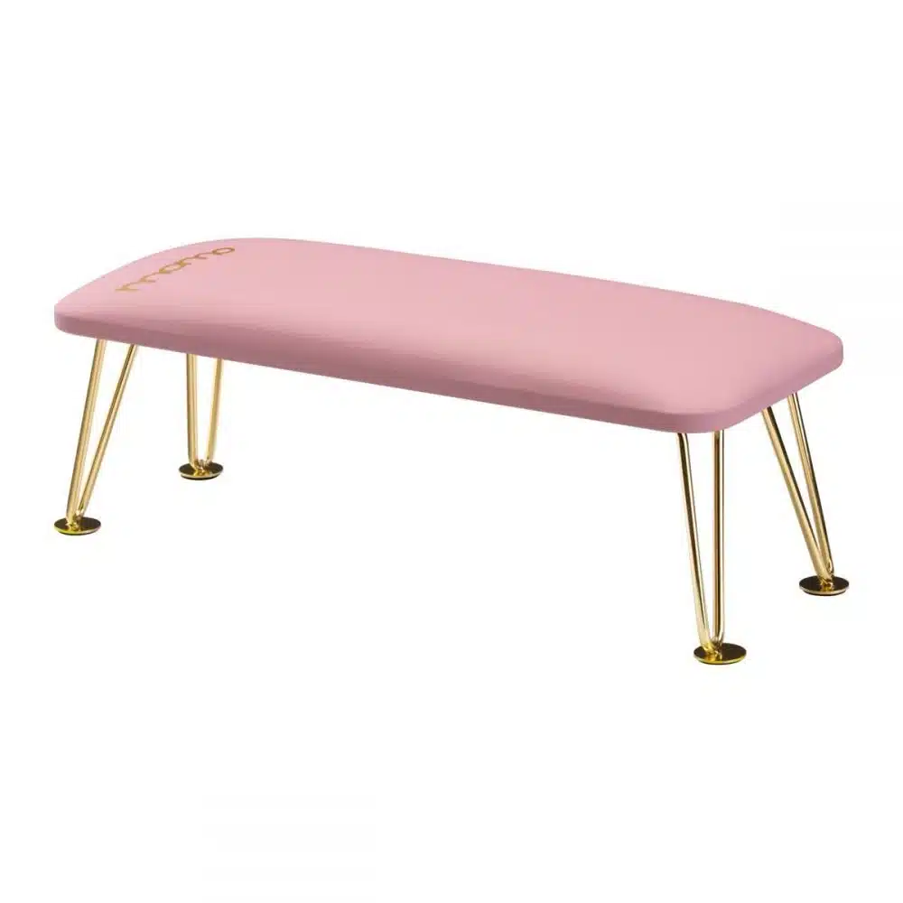 Poggiamani per estetista MOMO Oro e rosa manicure ricostruzione unghie per tavolo manicure nail art