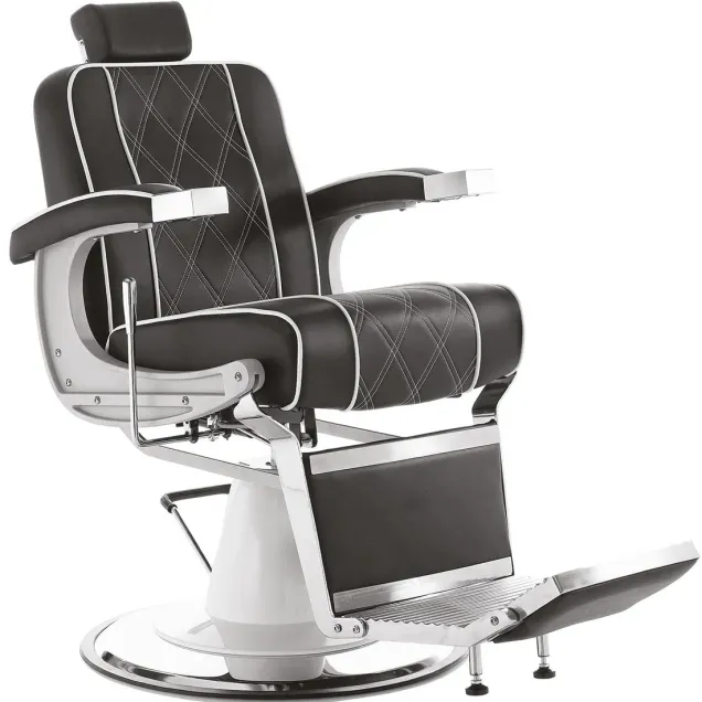 Poltrona Barbiere Nera Professionale Barber Granada