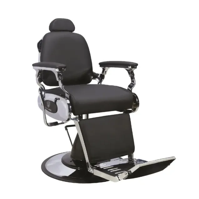 Poltrona da Barbiere Professionale con Base in acciaio modello Dakota
