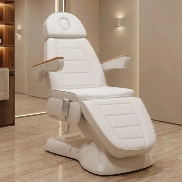 Poltrona Elettrica a 3 Motori con Telecomando Professionale Estetica
