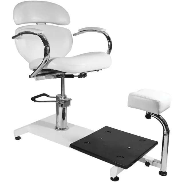 Poltrona Pedicure Professionale con Schienale Reclinabile e Poggiapiede