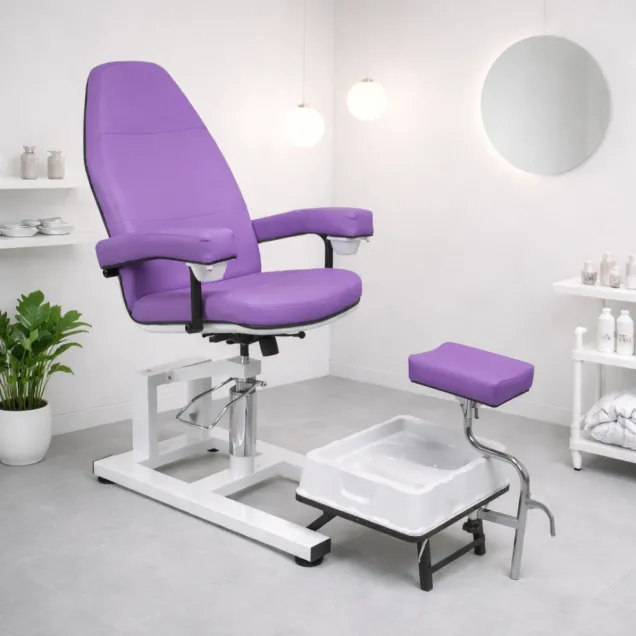 Poltrona Pedicure Professionale con Sollevamento e Personalizzabile Made Italy