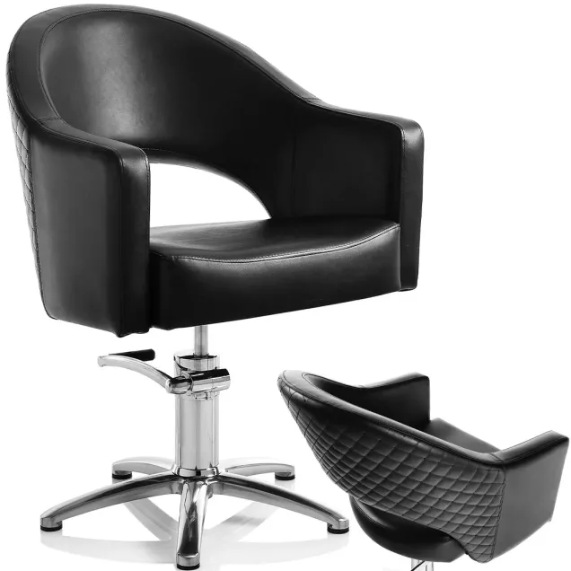 Poltrona per Parrucchiere con Base a 5 Razze Hair Paris Noveau