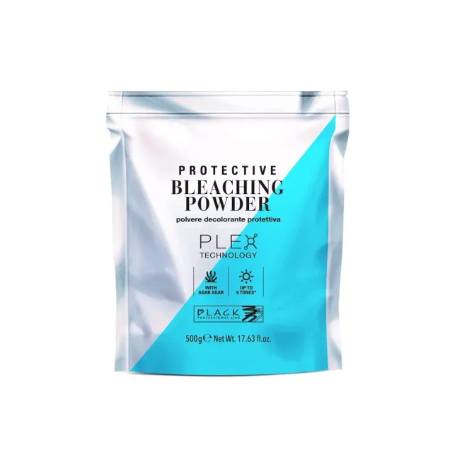 Polvere Decolorante Capelli Protettiva 500 gr. Plex Black Professional
