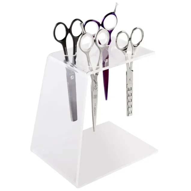 Porta Forbici Parrucchiere e Barbiere Espositore in Plexiglass