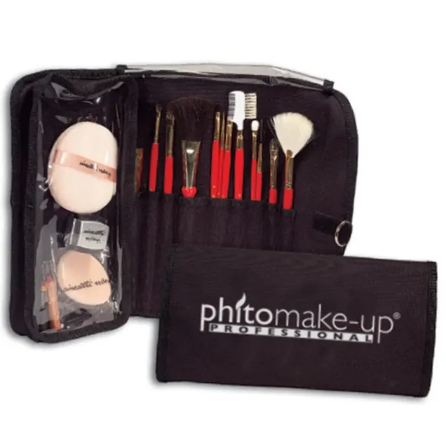 Porta Pennelli Trucco Make Up Medio Completo Phitomake-Up