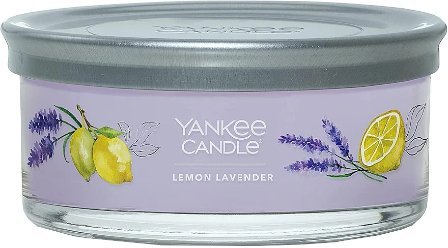 Candela profumata "Lavanda e limone" 5 stoppini