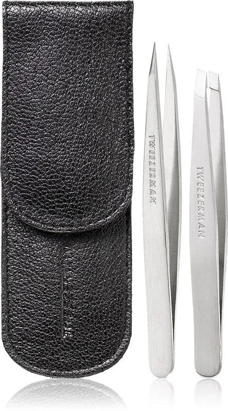 Tweezerman Professional kit da viaggio per sopracciglia colore Rosa dorato