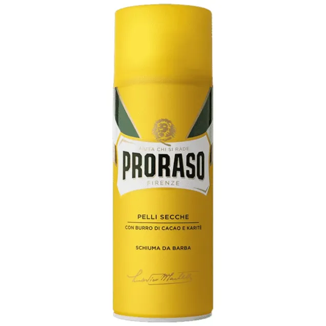 Proraso Schiuma Rasatura Barba Nutriente per Pelli Secche 400 ml