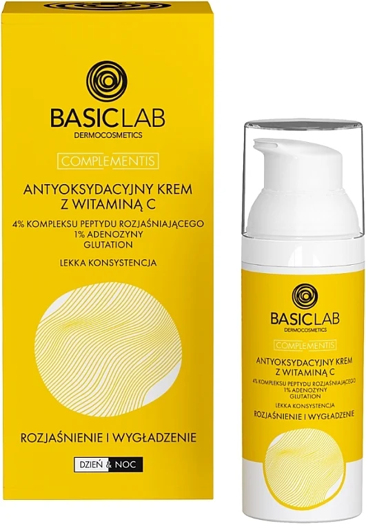 Crema antiossidante con vitamina C