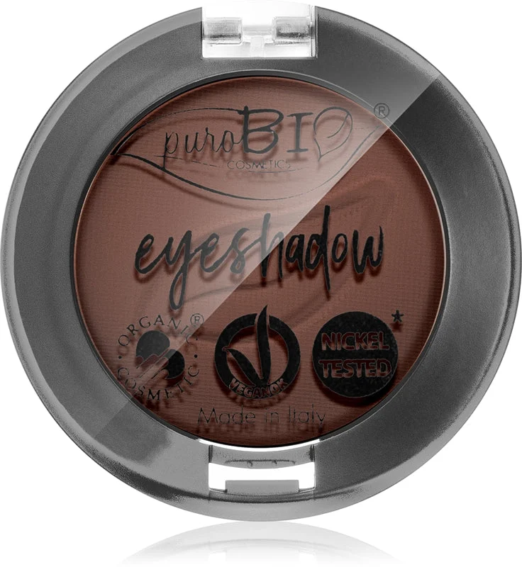 puroBIO Cosmetics Compact ombretti colore 03 Brown 2,5 g