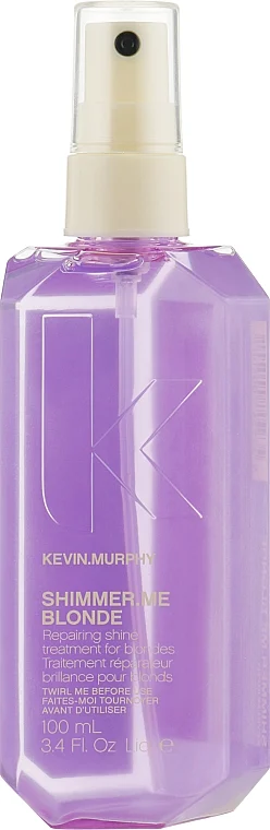 Spray brillante per capelli chiari