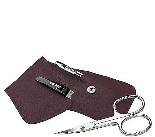 Set per manicure, 3 pezzi Siena, marrone