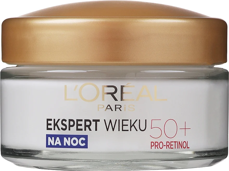 Crema viso antirughe 50+, da notte