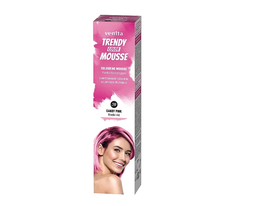 Mousse colorante per capelli