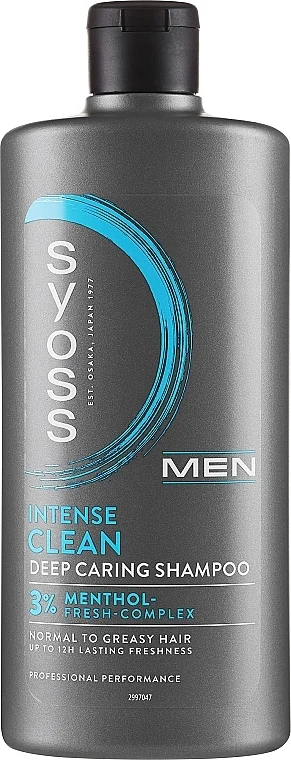 Shampoo al mentolo per capelli normali e grassi