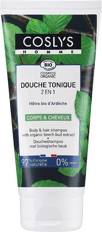Shampoo per capelli e corpo con estratto di gemme di faggio biologico