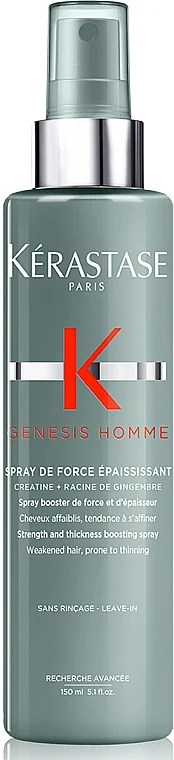 Spray capelli rinforzante, per uomo