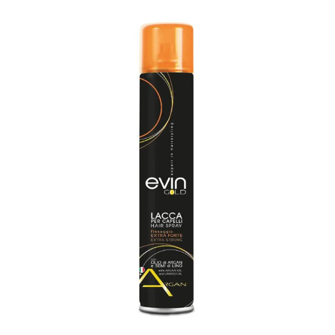EVIN RHOSE LACCA EXTRA STRONG OLIO DI ARGAN E SEMI DI LINO 500ML