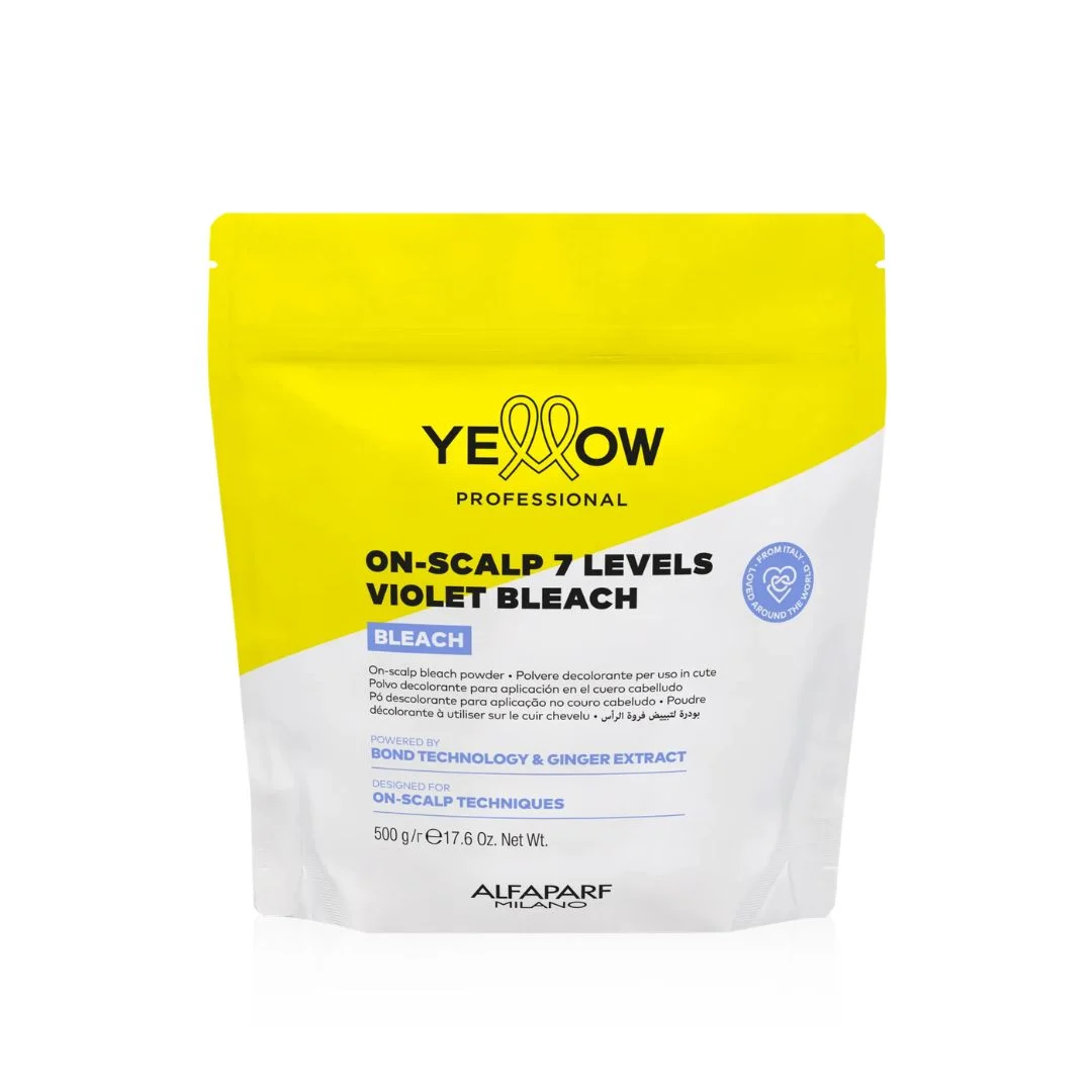 ALFAPARF YELLOW 7 LEVELS ON-SCALP VIOLET BLEACH 500GR