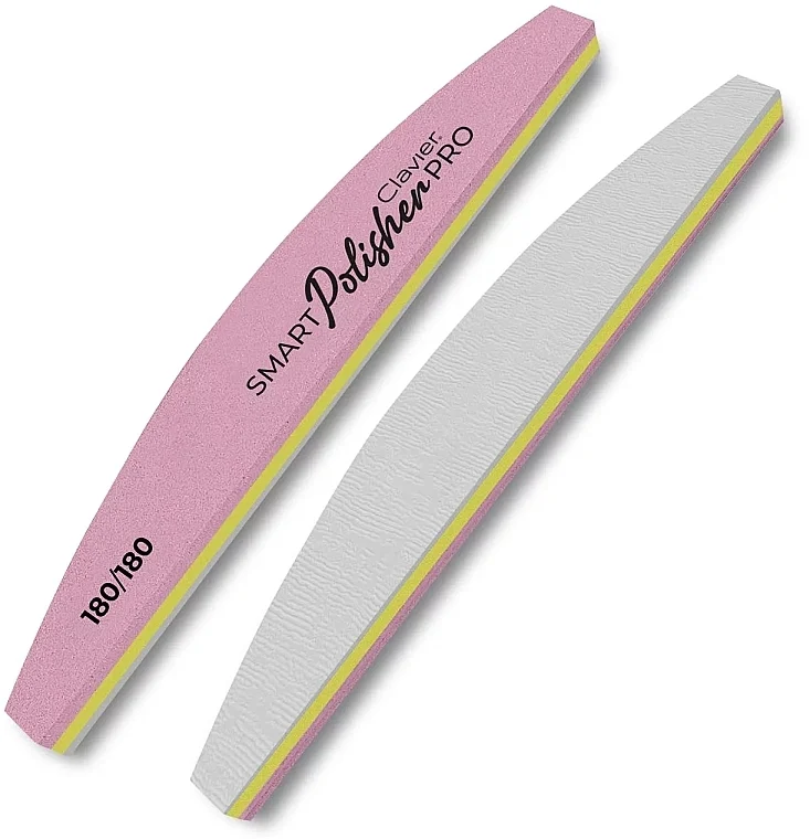 Lima per unghie "Smart" 180/180, mezzaluna, 10 pz