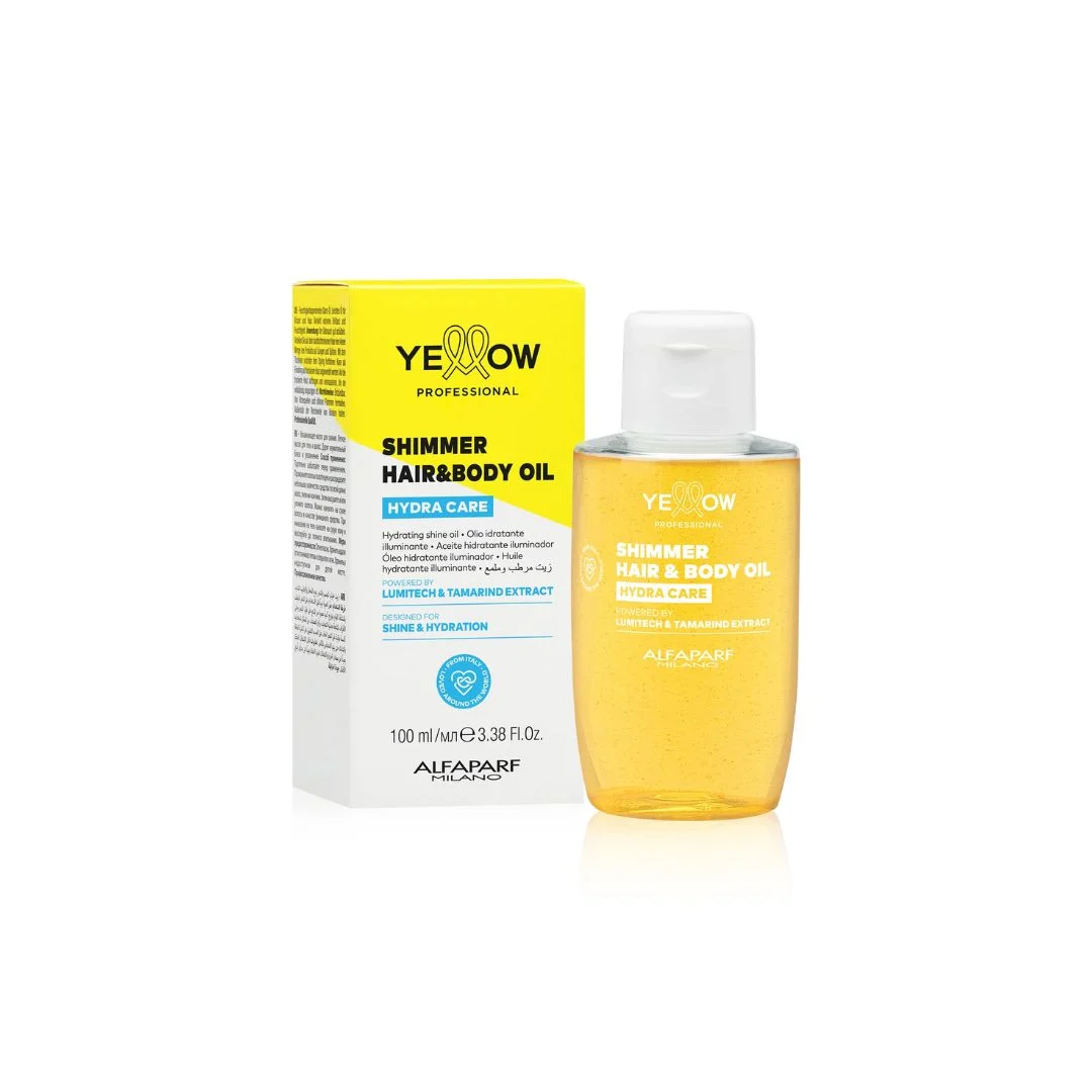 ALPAPARF YELLOW HYDRA SHIMMER HAIR&BODY OIL 100ML