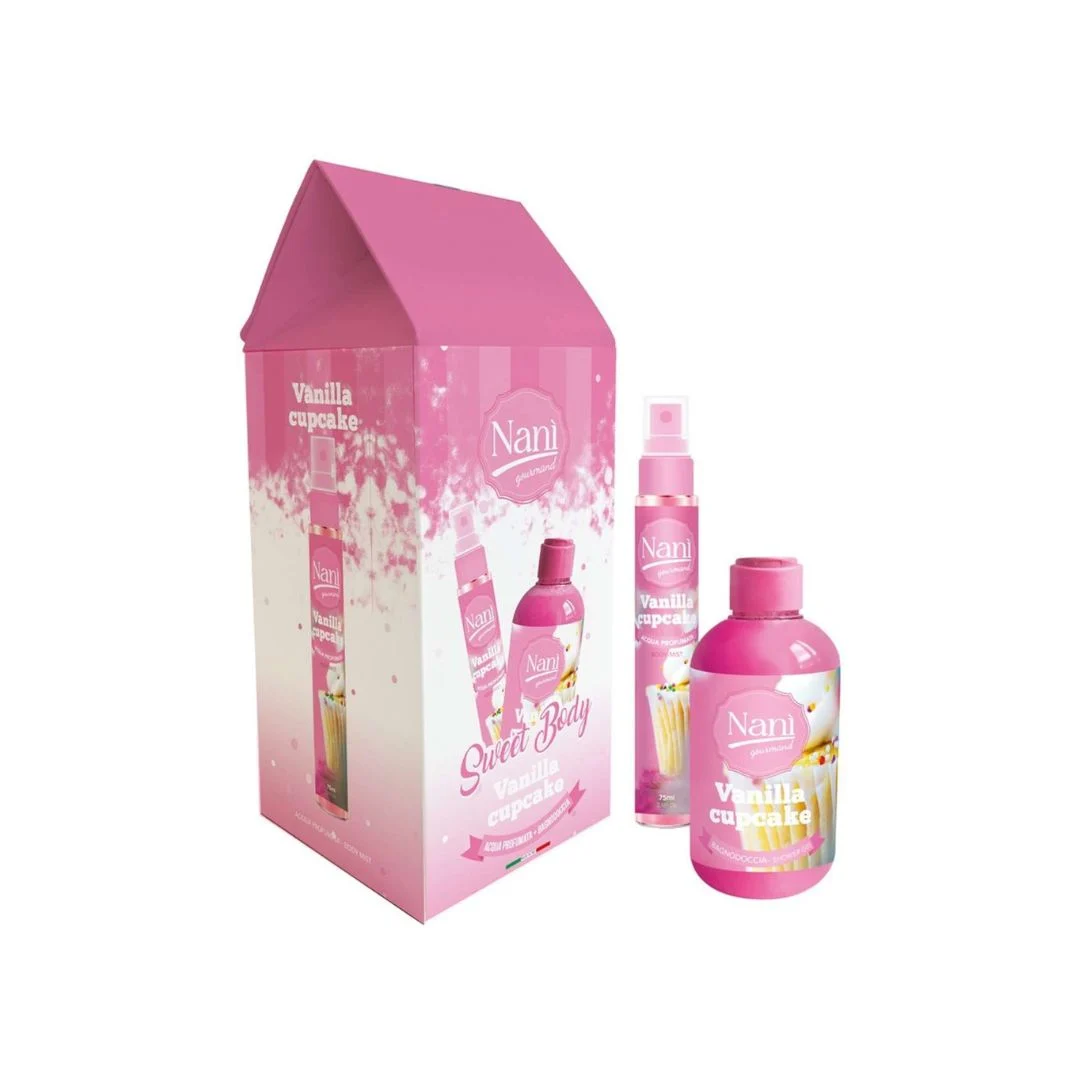 CONF. NANI' VANILLA CUPCAKE BODY MIST 75ML + SG 300ML
