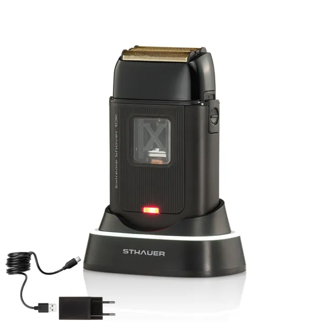 Rasoio Elettrico Professionale con 3 Testine Movibili Motore 10.000 RPM