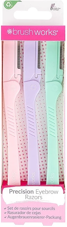 Rasoi per sopracciglia, 3 pz., pastello