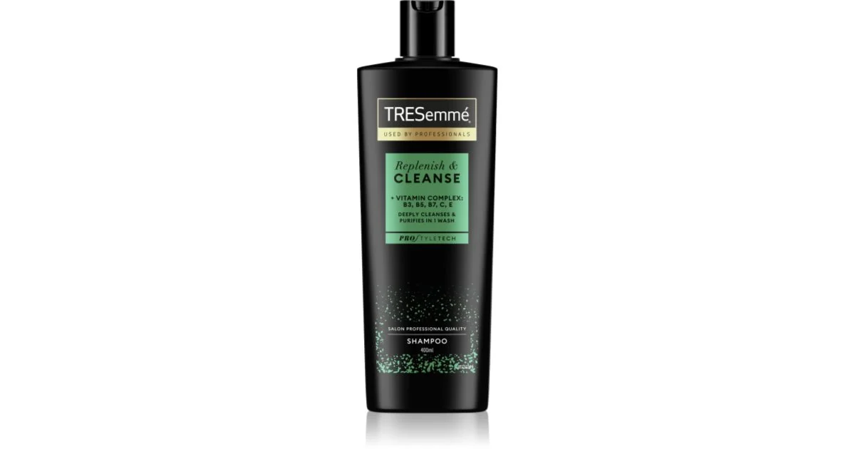 TRESemmé Replenish & Cleanse shampoo per capelli grassi con vitamine Pro Style Technologie™ 400 ml