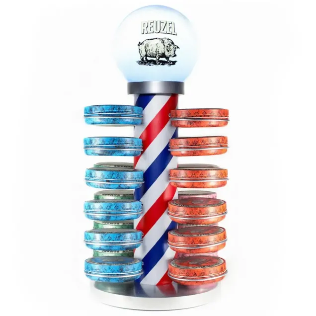 Reuzel Espositore Barber Pole per Cere Capelli