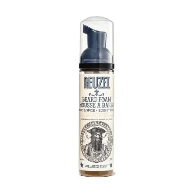 Reuzel Schiuma da Barba Senza Risciacquo Wood&Spice Beard Foam 70 ml
