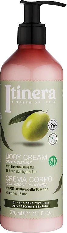 Crema per il corpo con olio d'oliva toscano