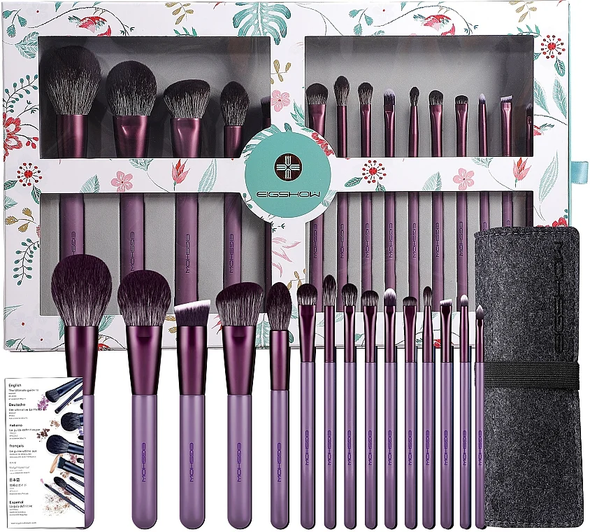 Set pennelli trucco, 15 pezzi