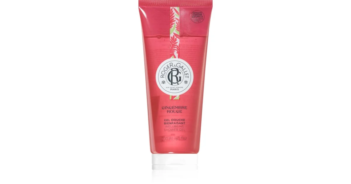 Roger & Gallet Zenzero Rosso - Gel Doccia Benefico 200 ml