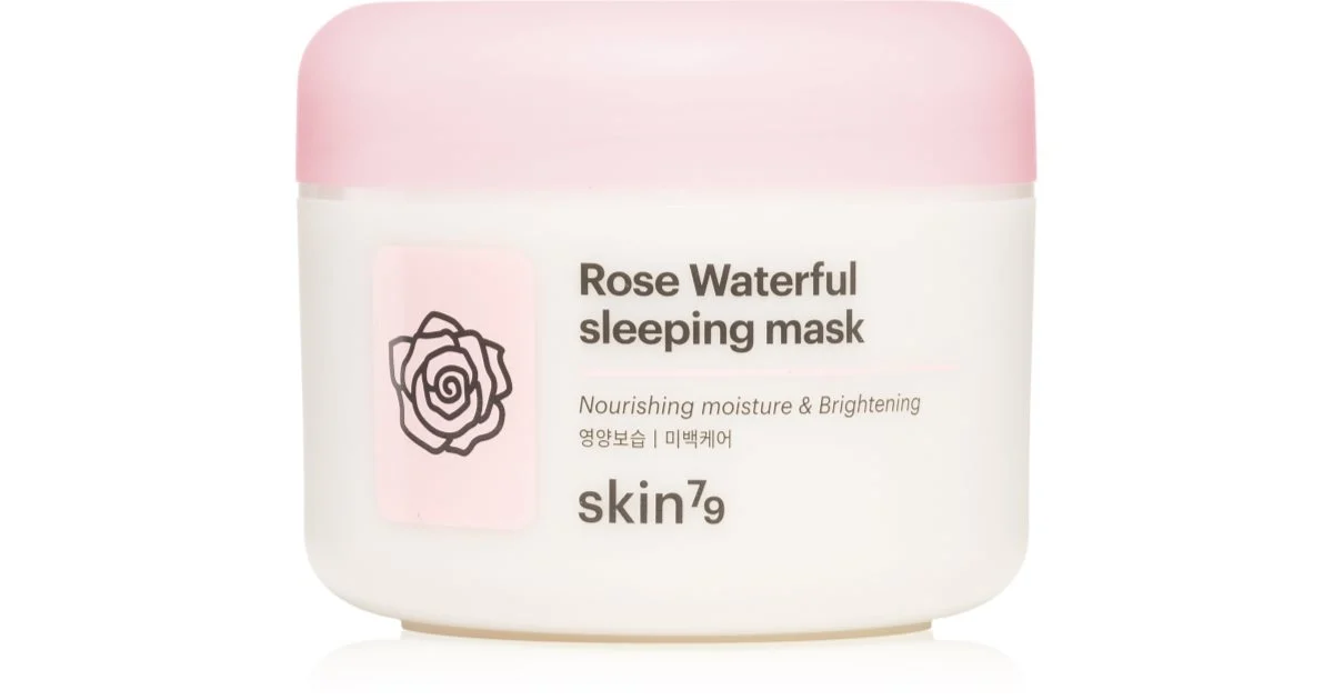 Skin79 Rose Waterfull maschera notte idratante con acqua di rose 100 ml