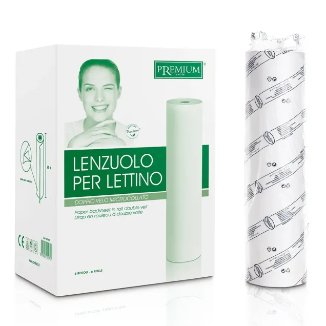 Rotoli Lettino Estetica a Doppio Velo 6 pz. 60x35 cm OFFERTA Max 2 Conf.