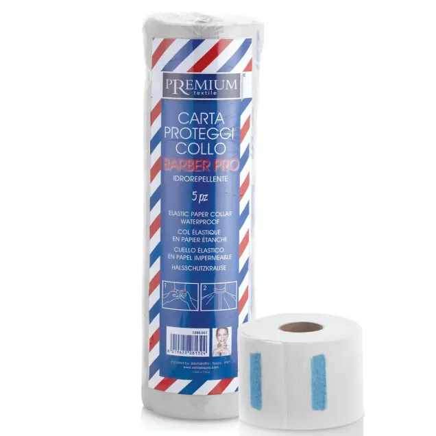 Rotolo Carta Collo Barbiere Idrorepellente 5 pz da 100 Strappi