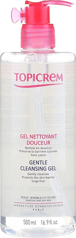 Gel doccia delicato per pelli sensibili e secche