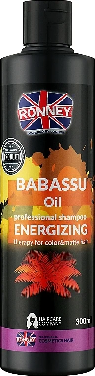 Shampoo per capelli colorati con olio di babassu