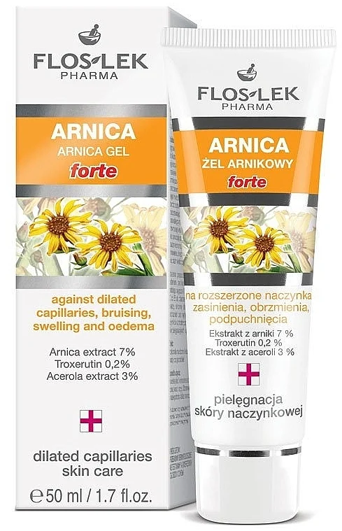 Gel all'arnica per capillari dilatati, lividi e gonfiore