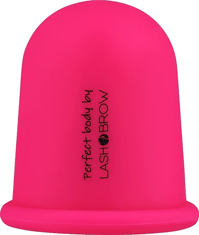 Coppetta sottovuoto per massaggio corpo, silicone, rosa, XL