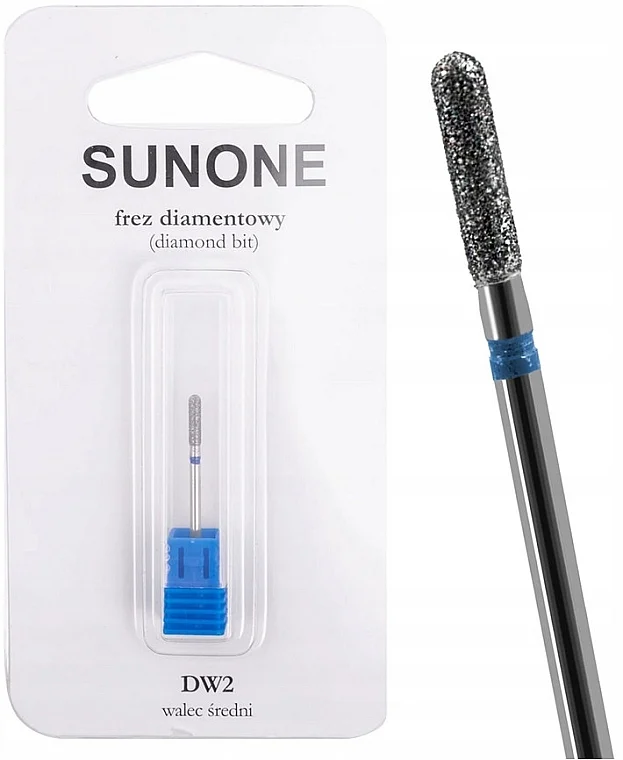 Punta fresa diamantata DW2 "Cilindro arrotondato", medio, blu