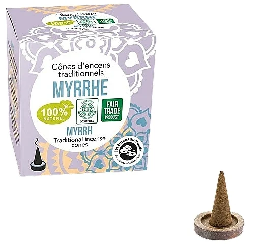 Cono d'incenso aromatico "Mirra"