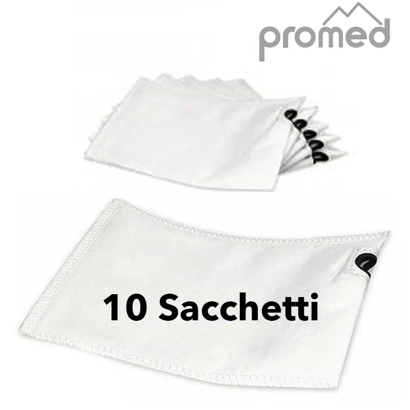 10 Sacchetti di ricambio per fresa aspirante PROMED originali 4030 -SX2